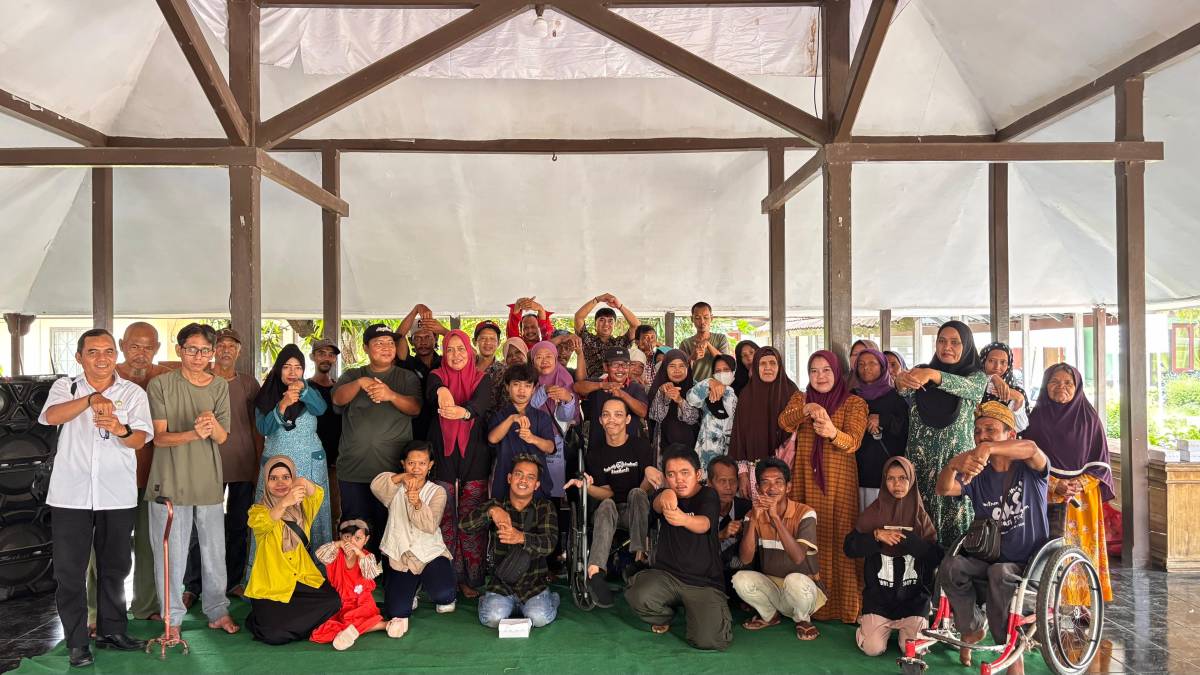Tindak Lanjut Pertemuan KDD, Difabel dan Pihak Kecamatan Gelar Kerja Bakti Persiapan Kafe Inklusif